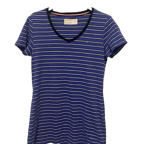 TOMMY HILFIGER T-SHIRT DRESS Size Medium Blue - Picture 1 of 5